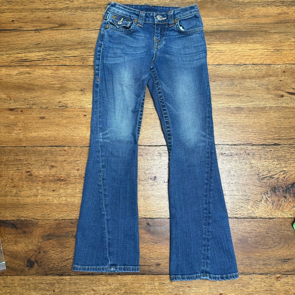 True Religion Girls Flare Jeans size 8